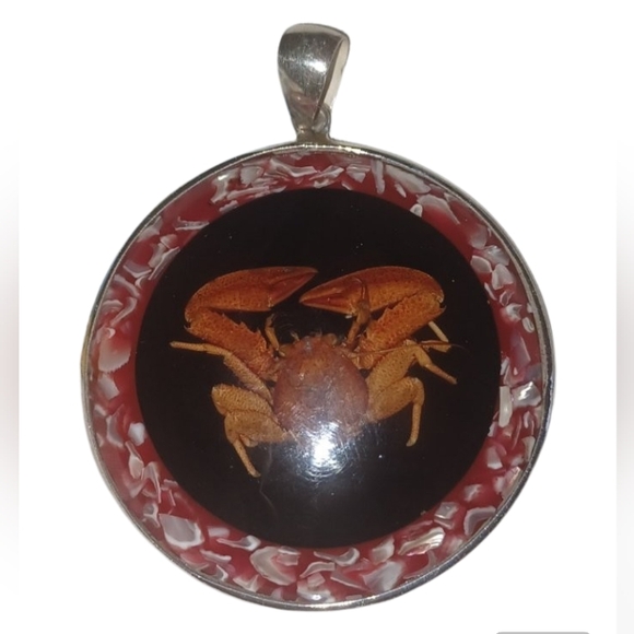 Crab Pendant Zodiac Cancer - Picture 6 of 6